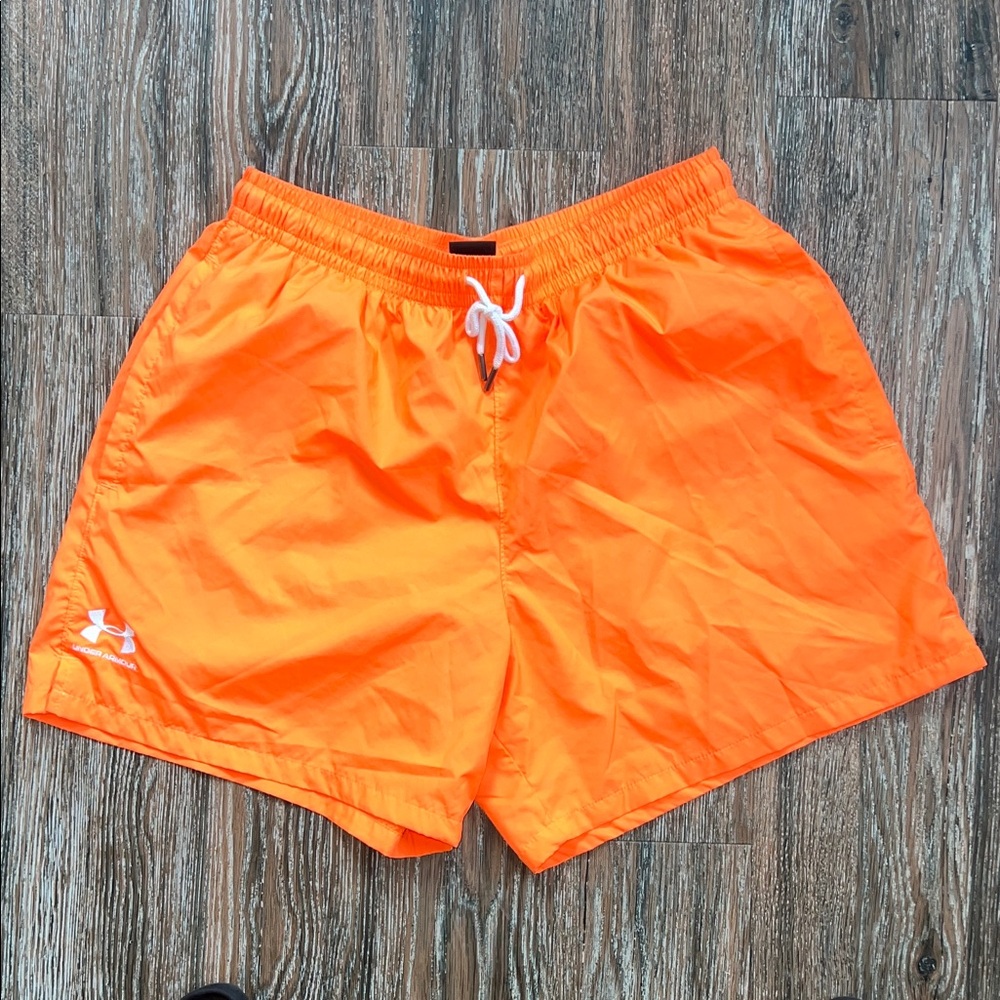 Under Armour Men's Orange Swim Trunks